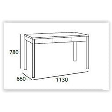 Mabon Desk in Black/Taupe