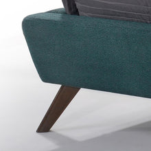 Njord Queen Bed - Teal