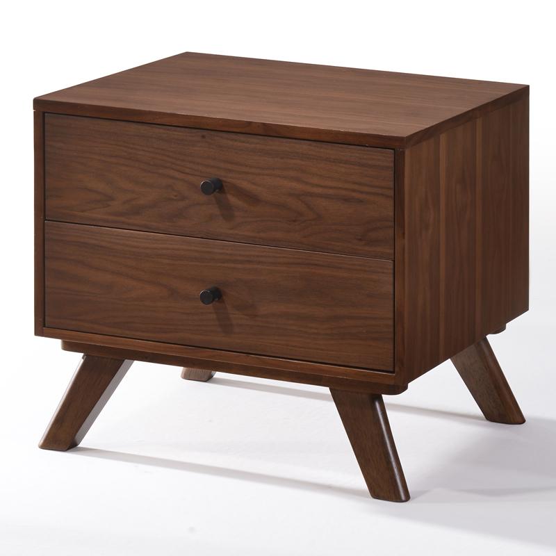 Kaarlo Bedside Table - Walnut