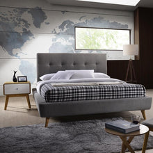 Orson Queen Bed - Oak