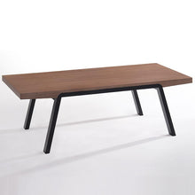 Anker Coffee Table - 120cm - Walnut + Espresso