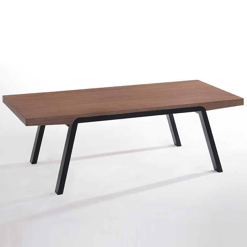 Anker Coffee Table - 120cm - Walnut + Espresso