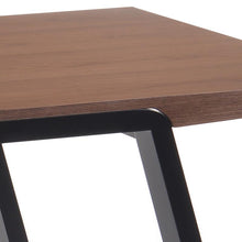 Anker Dining Table - 180cm - Walnut + Espresso