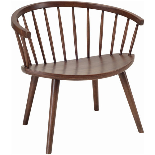 Moke Lounge Chair In Walnut