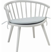 Moke Lounge Chair Grey with Mint cushion