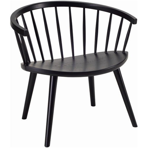 Moke Lounge Chair In Black