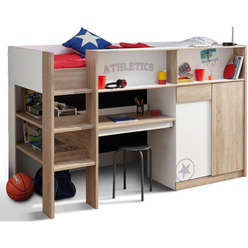 Mini Sleeper Children Bunk Bed Work Station,Bedroom,Childrens Beds,Modern Furniture