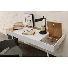 MORSE Study Table Desk - Black,,Modern Furniture