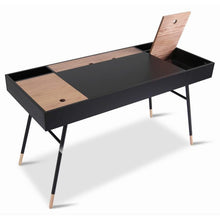 MORSE Study Table Desk - Black,,Modern Furniture