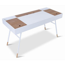 MORSE Study Table Desk - White,,Modern Furniture
