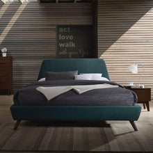 Njord Queen Bed - Teal