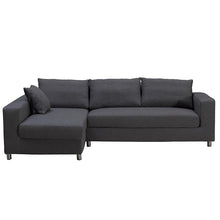 Kyra Sofa Bed + Left Chaise Storage - Grey 70