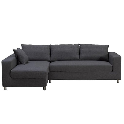 Kyra Sofa Bed + Left Chaise Storage - Grey 70