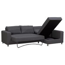 Kyra Sofa Bed + Right Chaise Storage - Grey 70