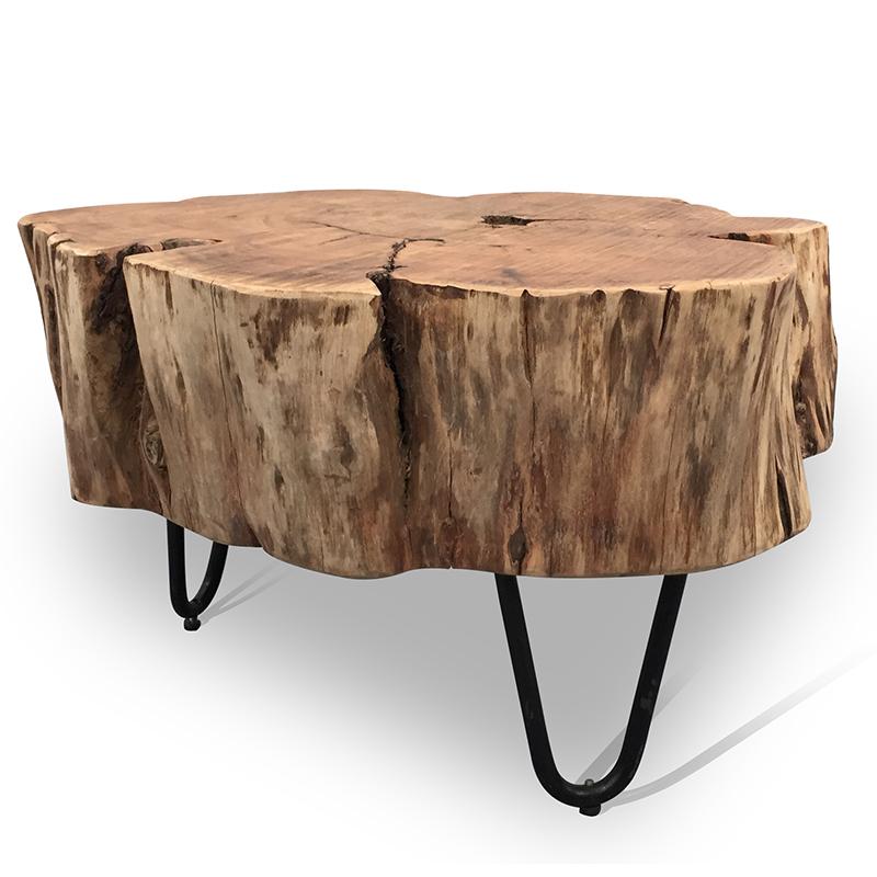 Mack Coffee Table - Iron & Wood
