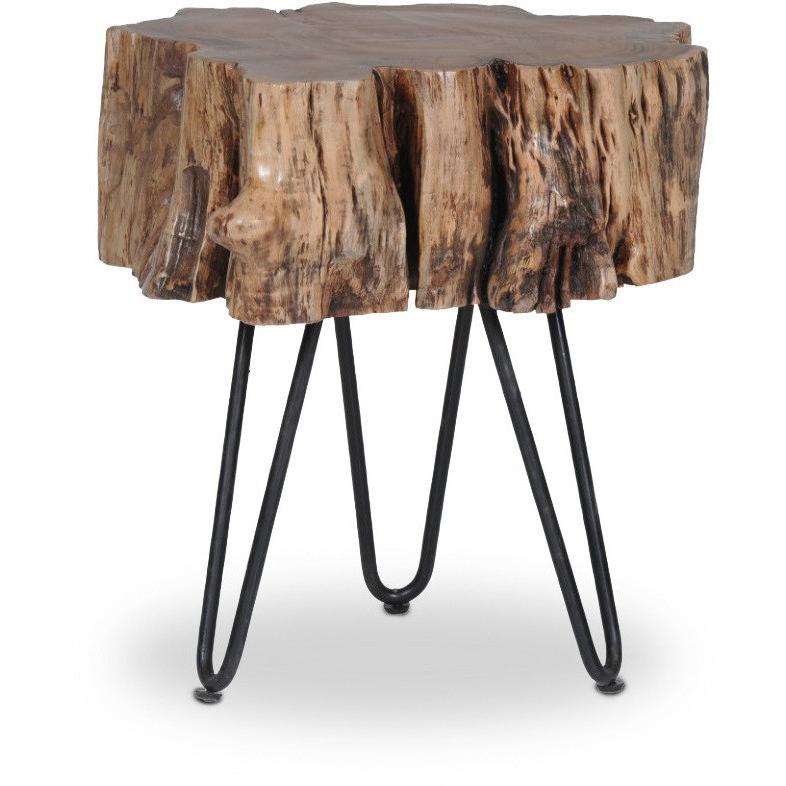 Mack Side Table -  Iron & Wood