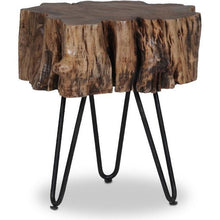 Mack Side Table -  Iron & Wood
