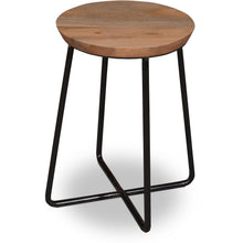 Nina Iron & Wood Stool