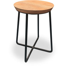 Nina Iron & Wood Stool