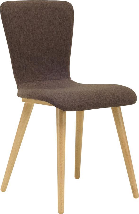 Valley Dining Chair - Oak + Chestnut Brown
