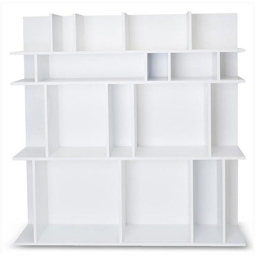WILBER Wall Book Shelf Storage Unit - White