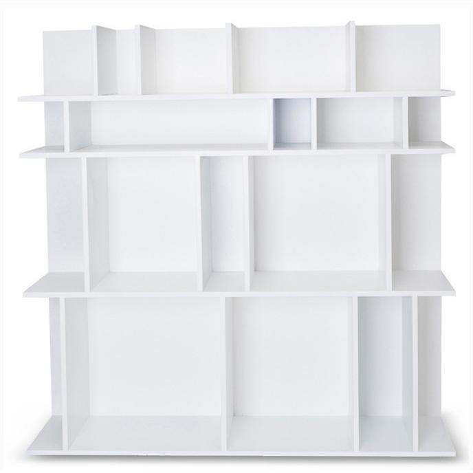 WILBER Wall Book Shelf Storage Unit - White