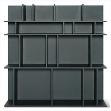 WILBER Wall Book Shelf Storage Unit - Charcoal