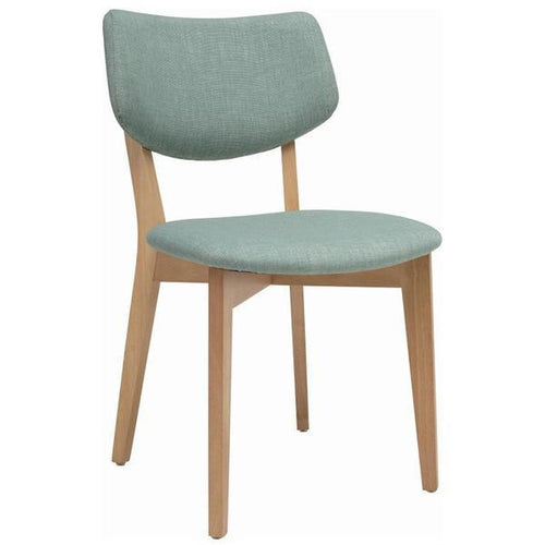 Gabby Dining Chair - Oak + Sea Green