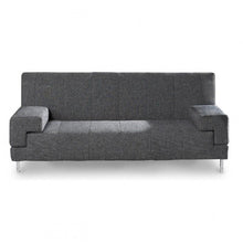 Anglo Fabric Sofa Bed with Arm Rests
