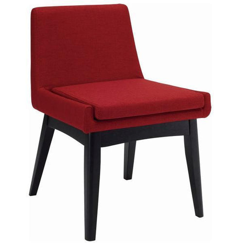 Maya Dining Chair - Espresso + Crimson