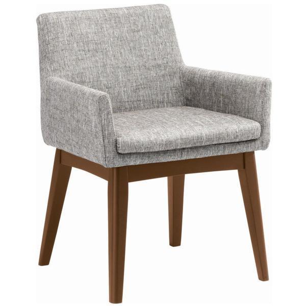 Maya Dining Armchair - Cocoa + Pebble Grey