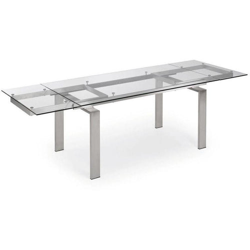 CORONA Glass Extension Dining Table,Dining Room Furniture,Dining Tables,Modern Furniture