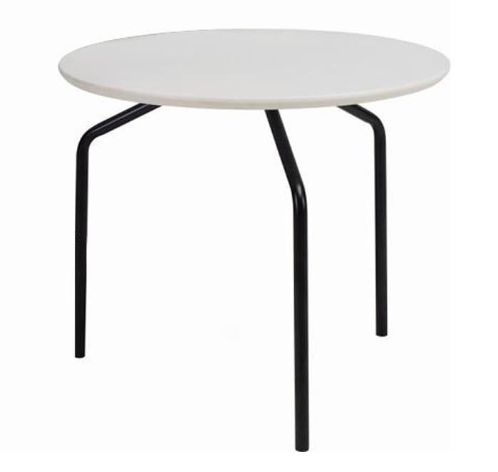 Stan Side Table - Black + White